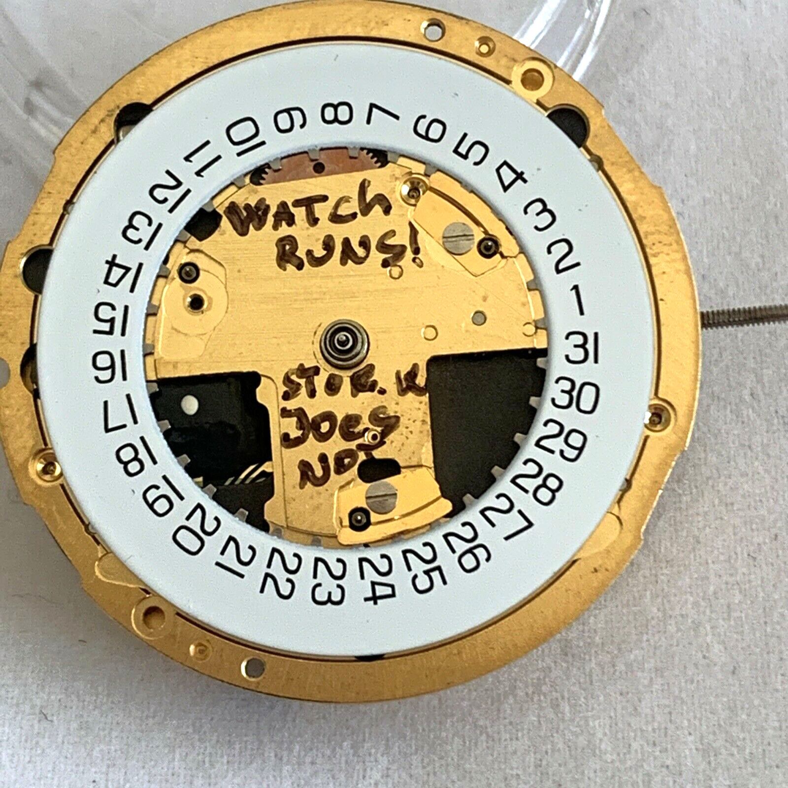 ETA 251.262 Chronograph Watch Movement Authentic Swiss Made