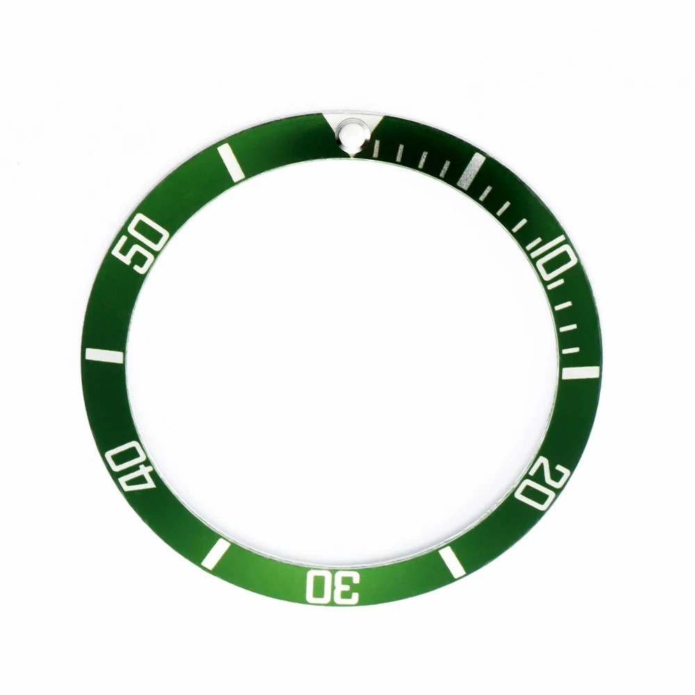 37mm Aluminium Ceramic Watch Bezel Insert Ring for Rolex Watch Case Alloy Insert