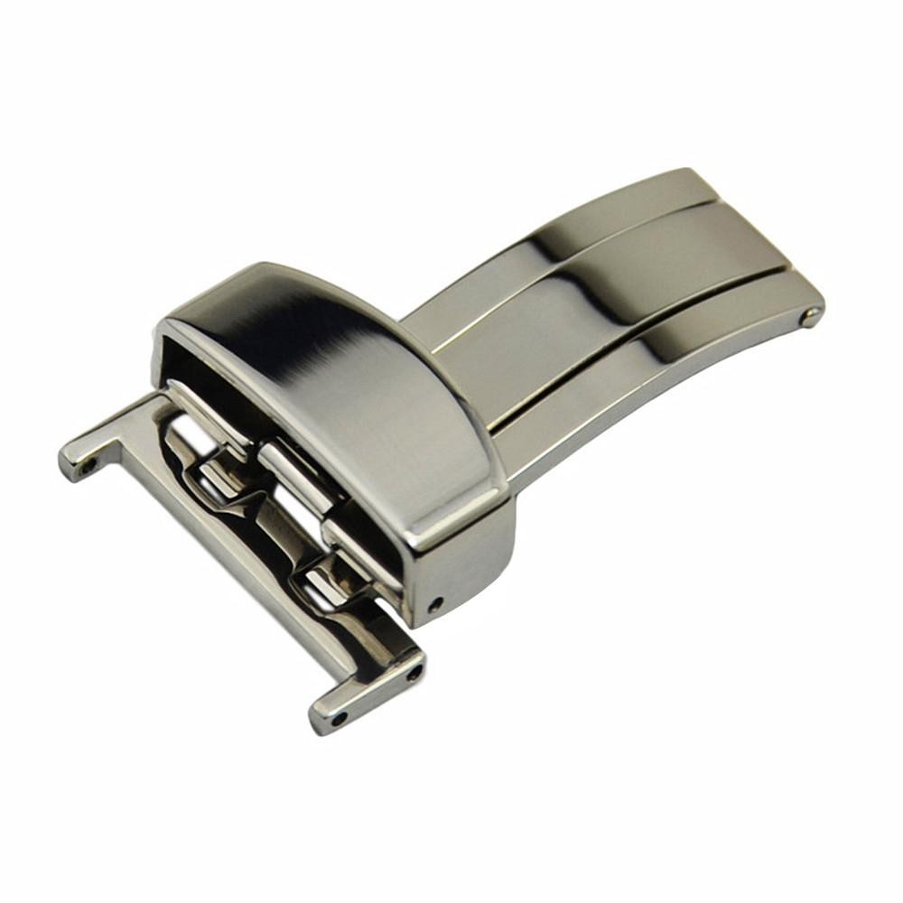 Folding Clasp 316L Stainless Steel 14 16 18 20mm Watch Band Deployant Buckle