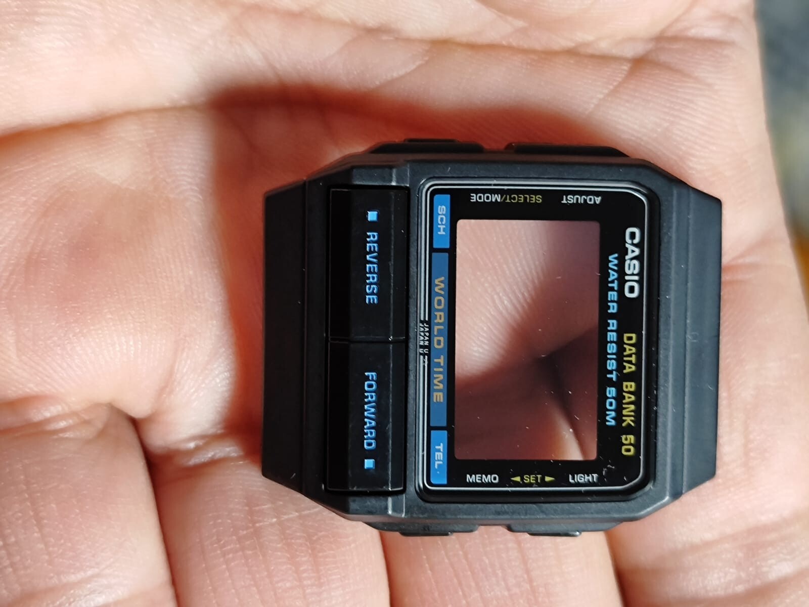 Original CASIO CASE CASIO DATA BANK DB-55 Black . QW..675 NOS