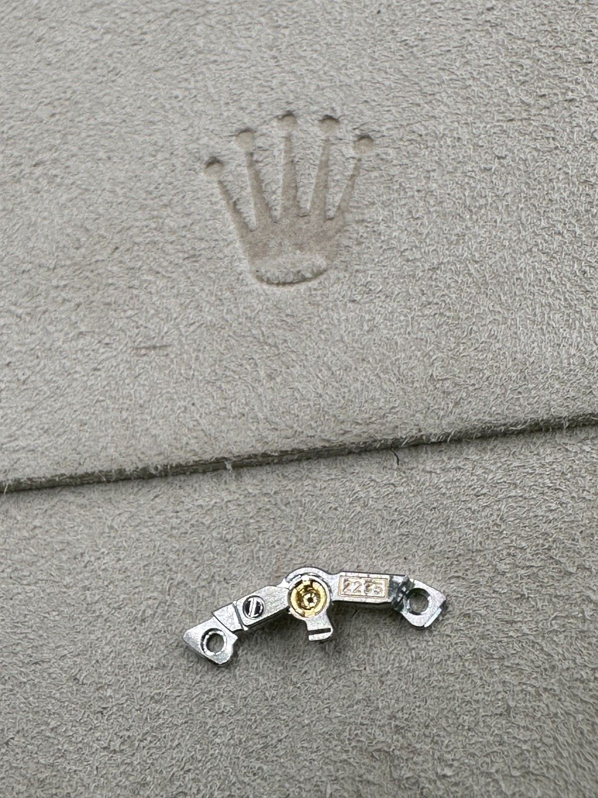 Original Rolex Caliber 2235-120 Balance Bridge. NOS Datejust