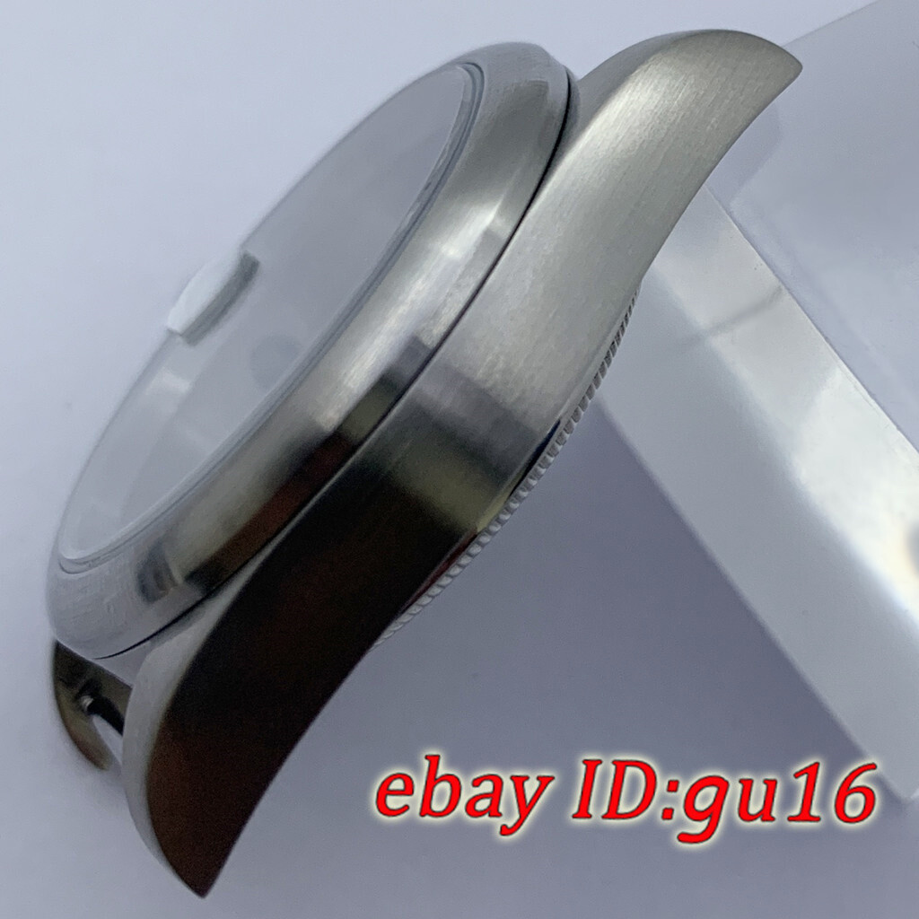 36mm/40mm Brushed sapphire watch case fit NH35 NH36 ETA2824/2836 Miyota8215 821A