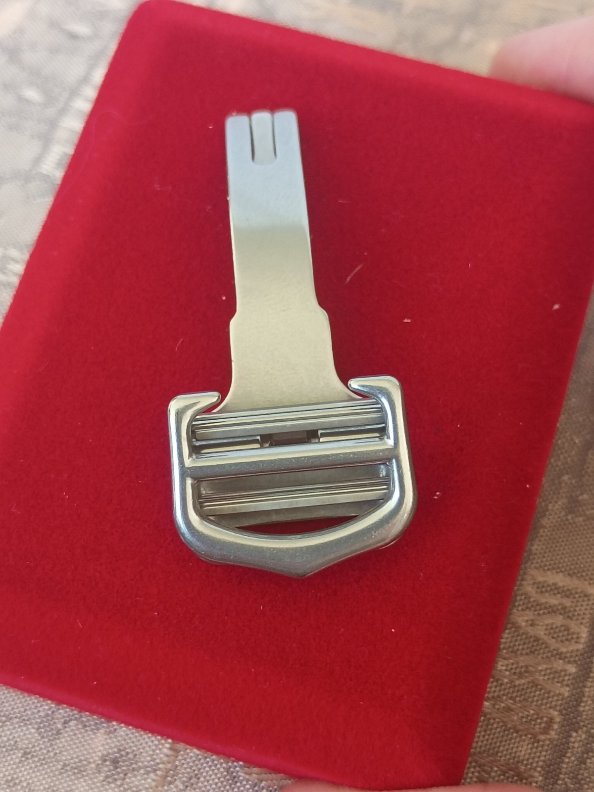 💥 Cartier Roadster 19mm Stainless Steel Deployment Buckle Clasp Authentic OEM💥