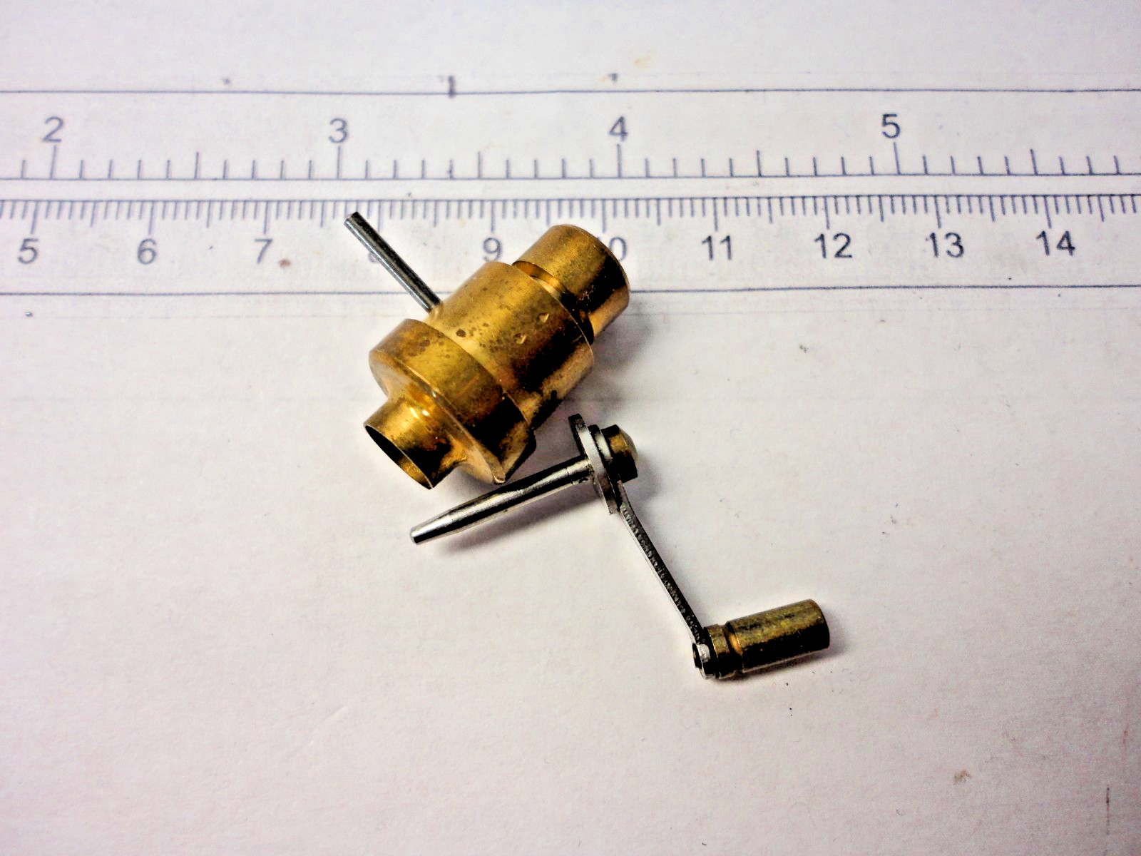 Watchmakers Mainspring Winder Drum & Arbor #3, Swiss