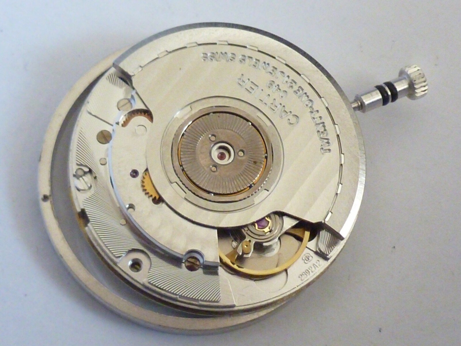 MOVEMENT AND Diamond DIAL CARTIER PASHA Cal. 049 ETA 2892-2 AUTOMATIC 21 jewels