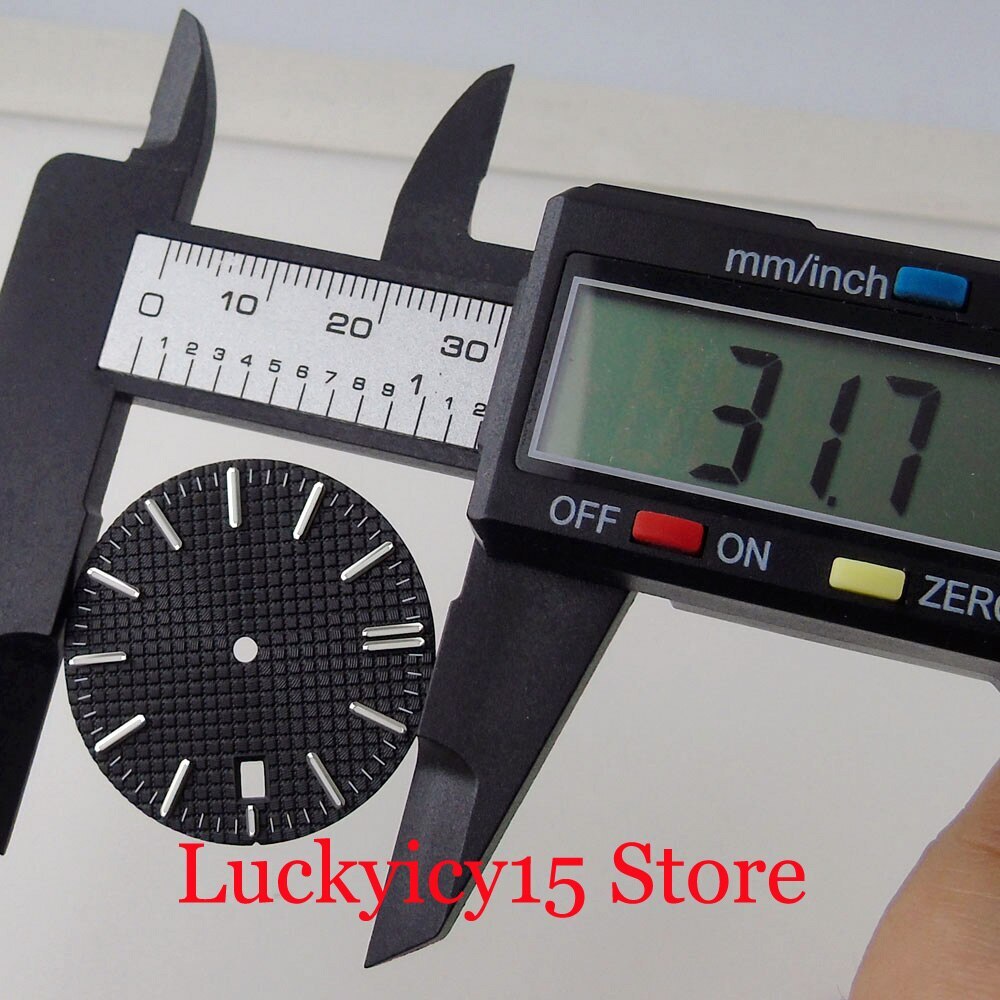 31.7MM Accessories Watch Black/Blue/Silver/Green Dial With Date Display Window