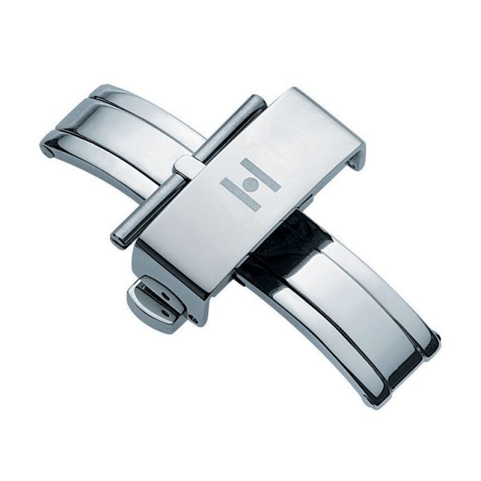 Hirsch Pusher Buckle Deployant Deployment Folding Clasp Stainless Steel 16mm