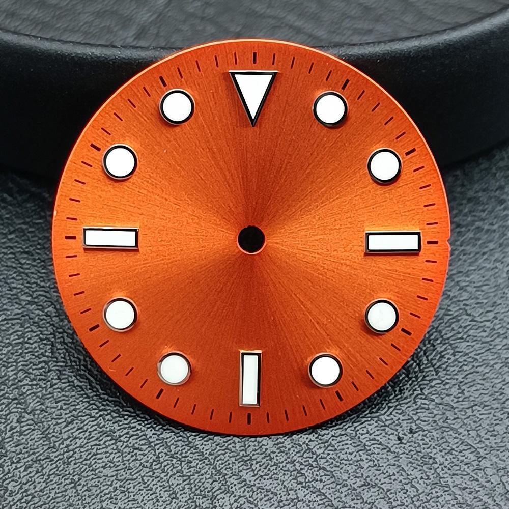 28.5mm nh35 dial green luminous for NH35/36 mechanical movements dial accessorie