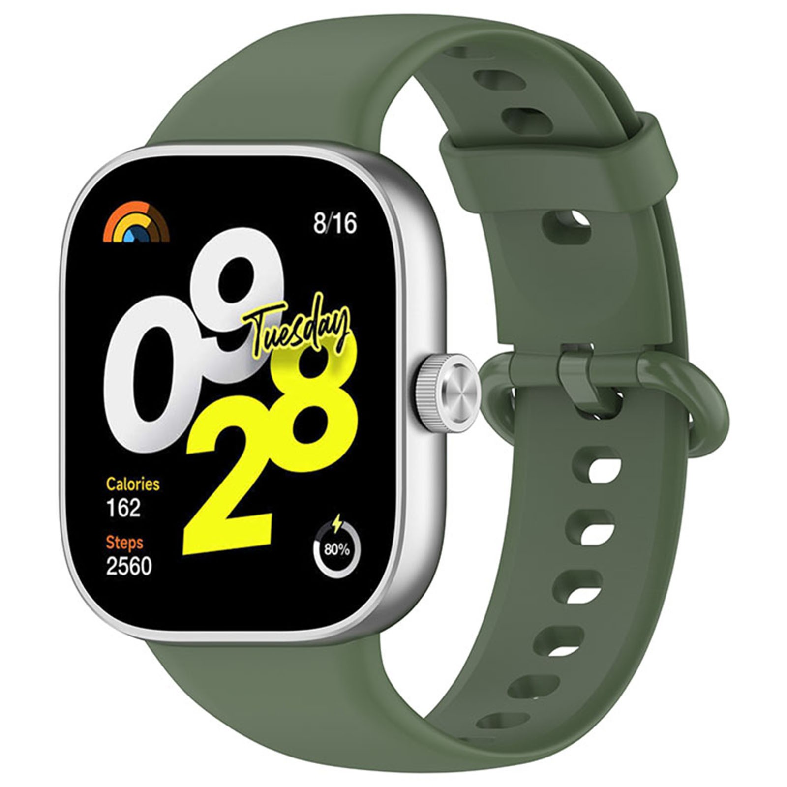 Silicone Head Grain Watch Strap Accessories for Redmi Watch4/Xiaomi Band8 Pro