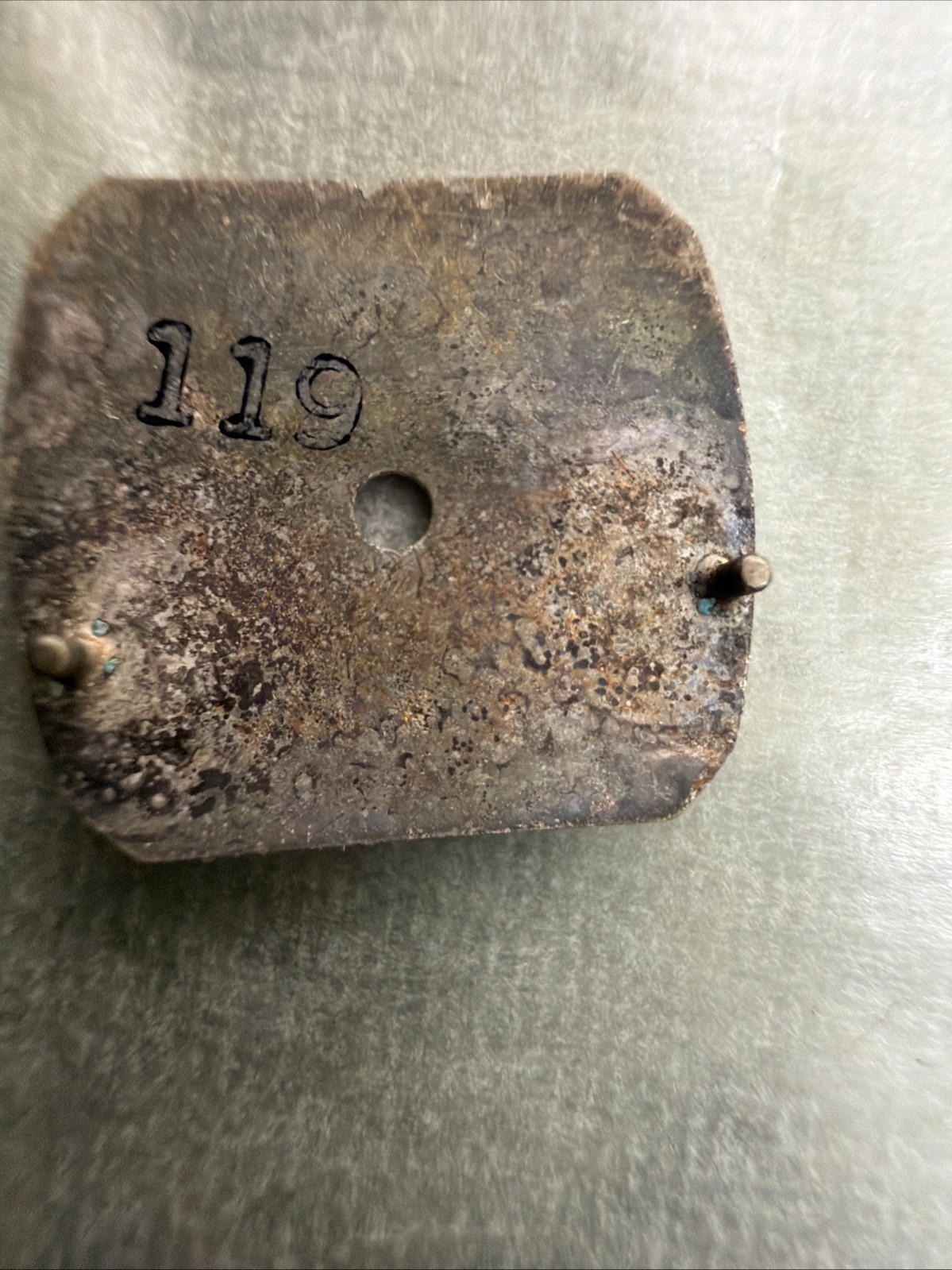 Vintage Bulova Watch Dial Face Plate Only New Other Square Oblong Small