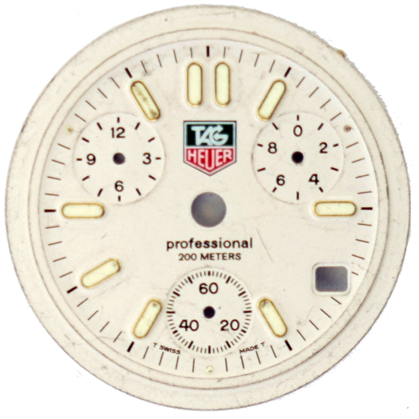 TAG HEUER PROFESSIONAL 200 METERS WHITE DIAL