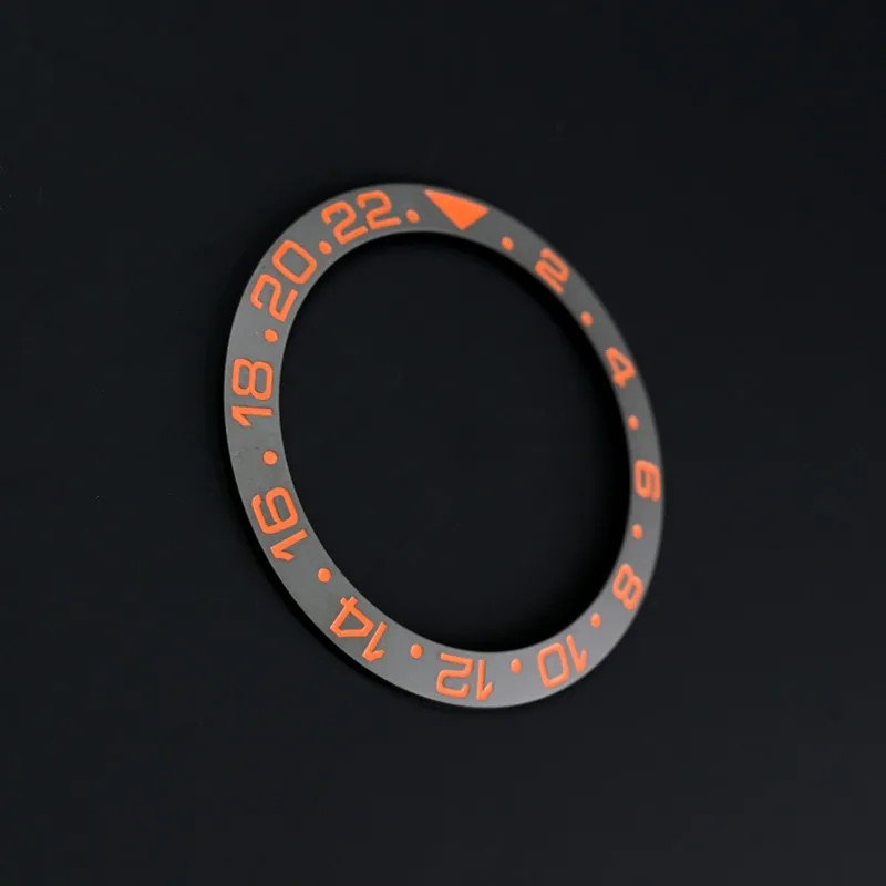 38mm Frosted Ceramic Bezel Insert Watch Repair Replacement Mod Part