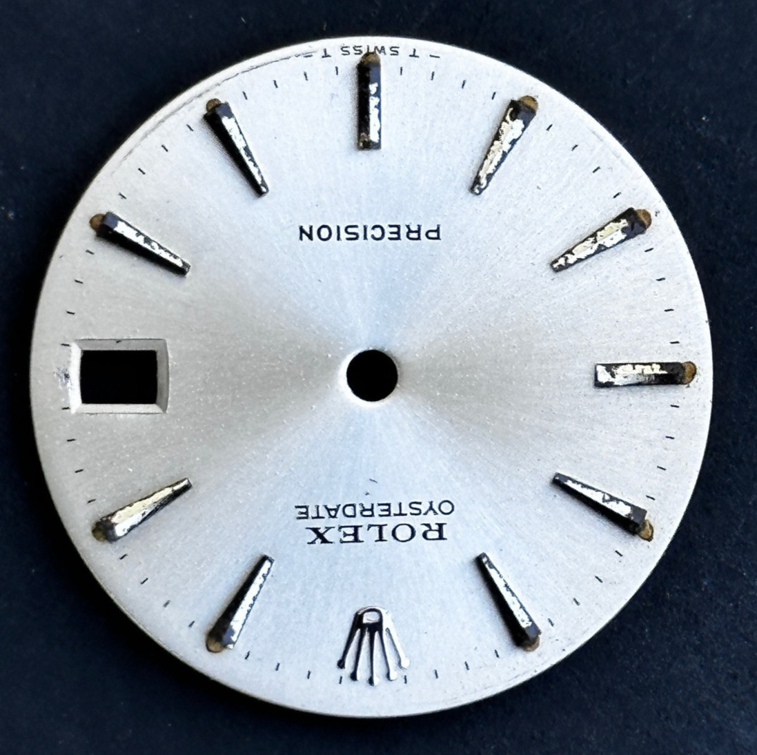 Vintage Rolex Oysterdate Precision Watch Dial For 6466