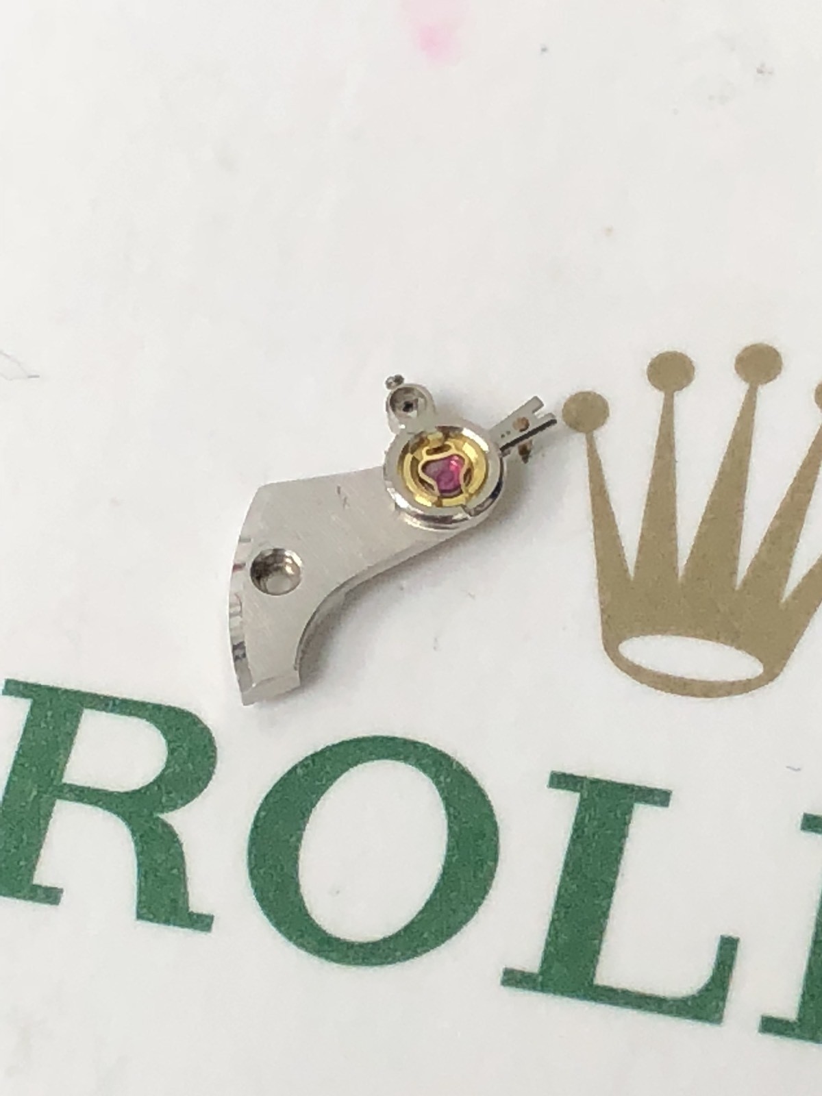 GENUINE Rolex 1130 1161 1166 6820 Balance Wheel Bridge Complete Perfect Cond