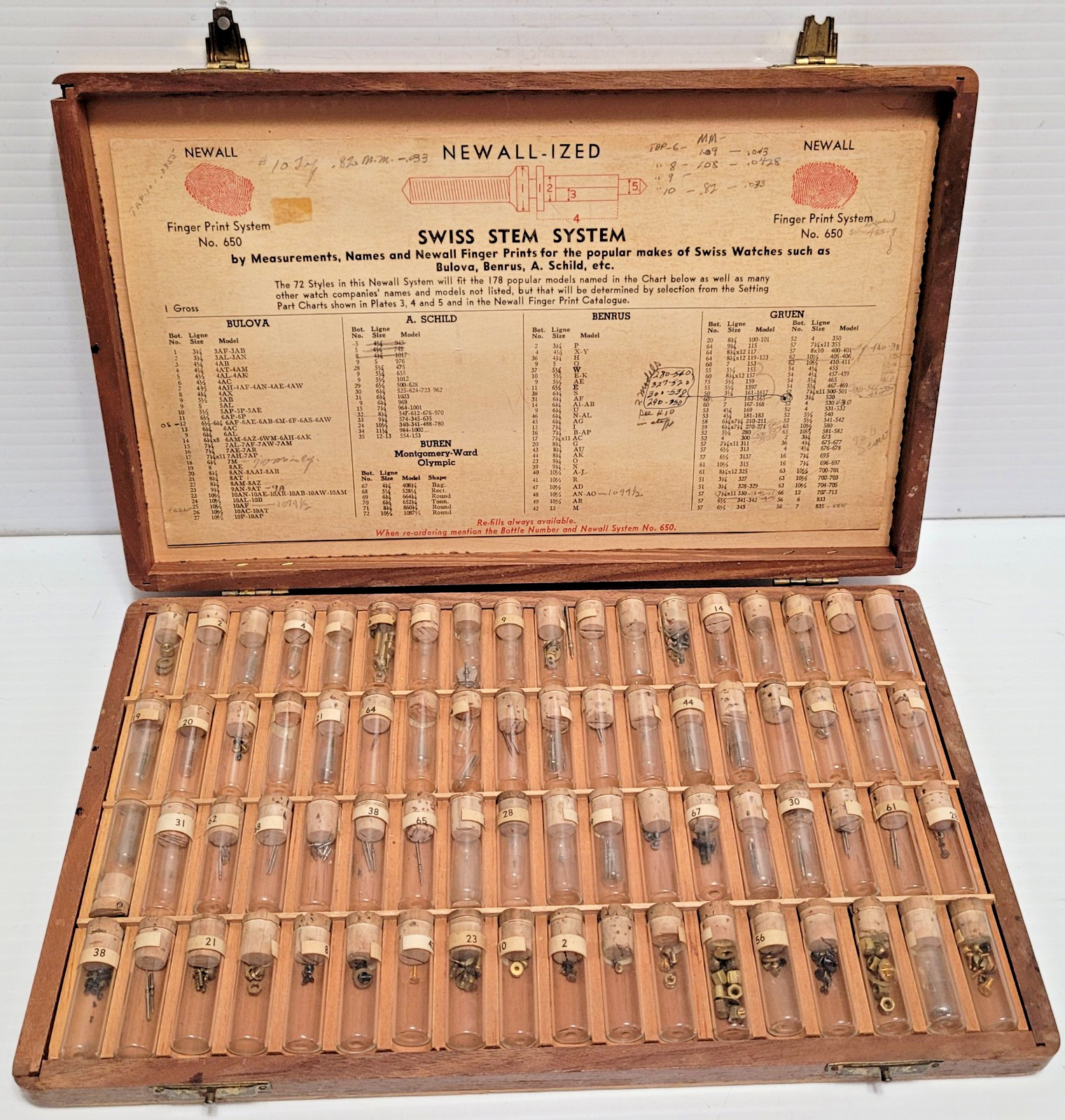 VINTAGE NEWALL-IZED FINGER PRINT SYSTEM NO.650