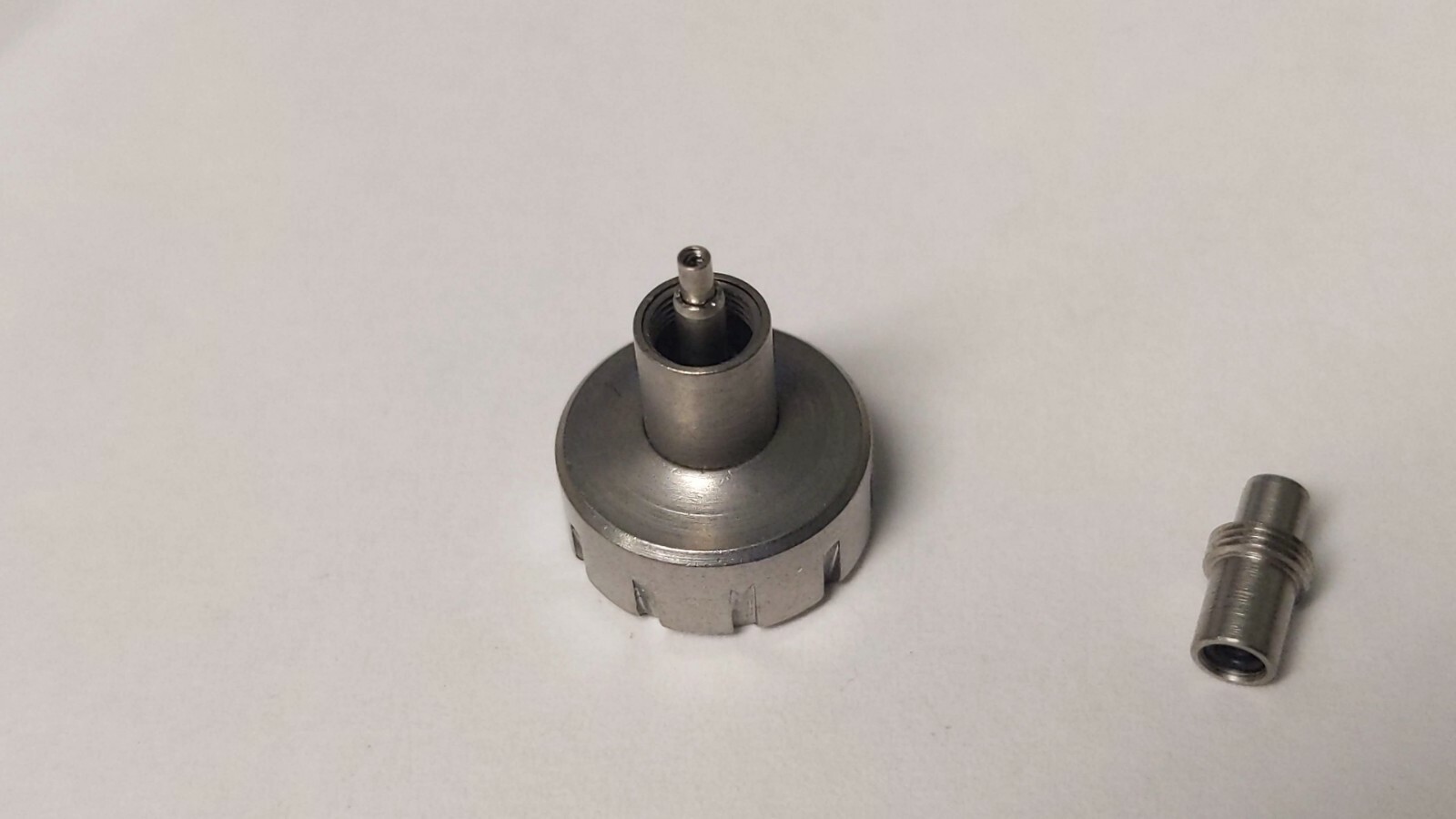 Invicta CROWN Silver/Gunmetal Color 12mm SCREWDOWN TYPE with tube etched logo ne
