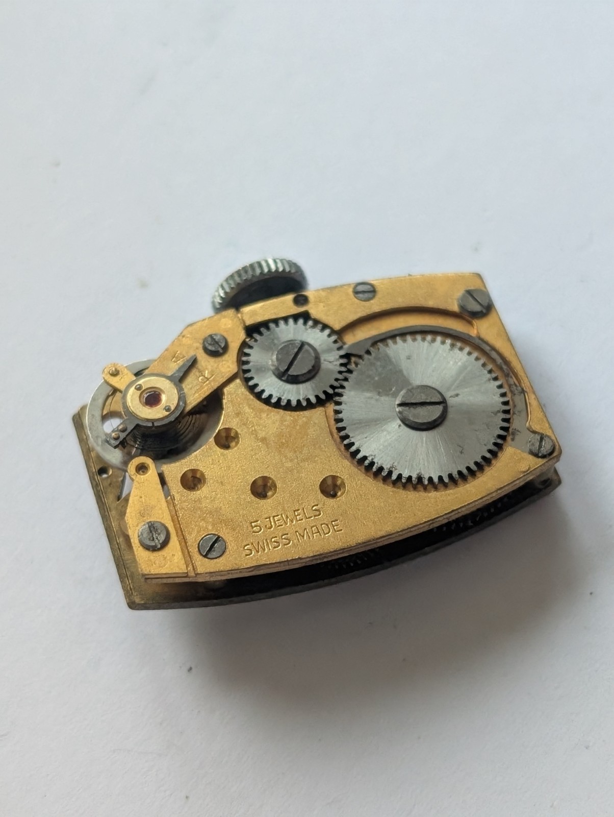 Vintage Ebosa 175 Mechanical Watch Movement (Runs)