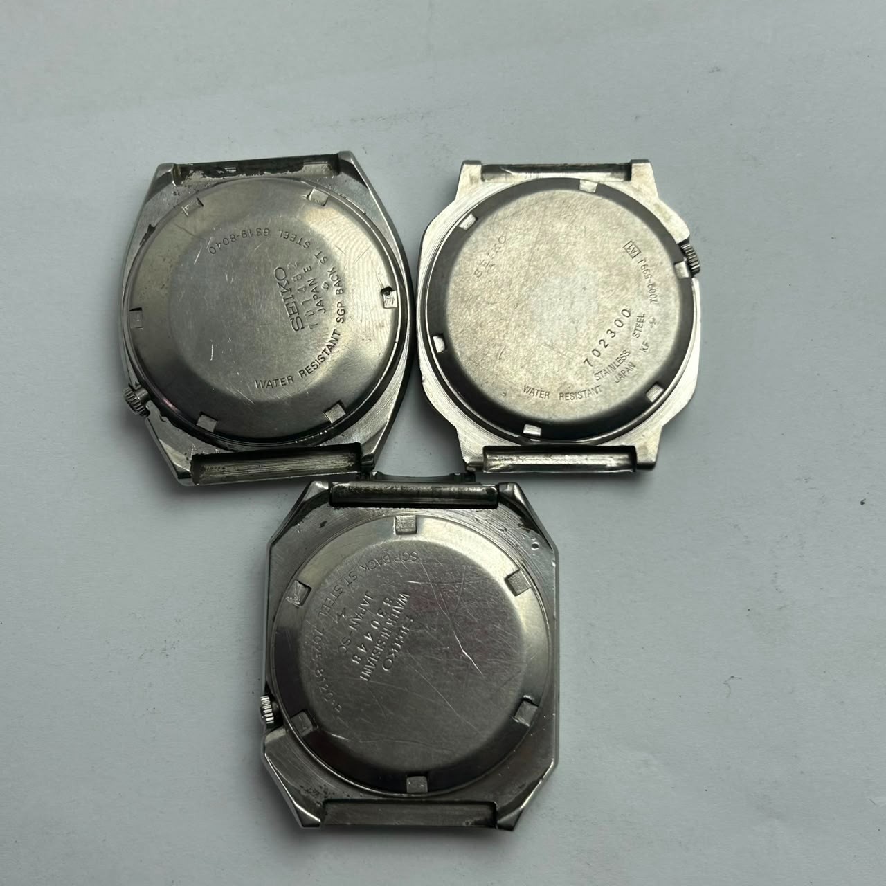 Lot Of 5 Seiko 5 Automatic 6319A 7009A Vintage Men’s Watches For Parts