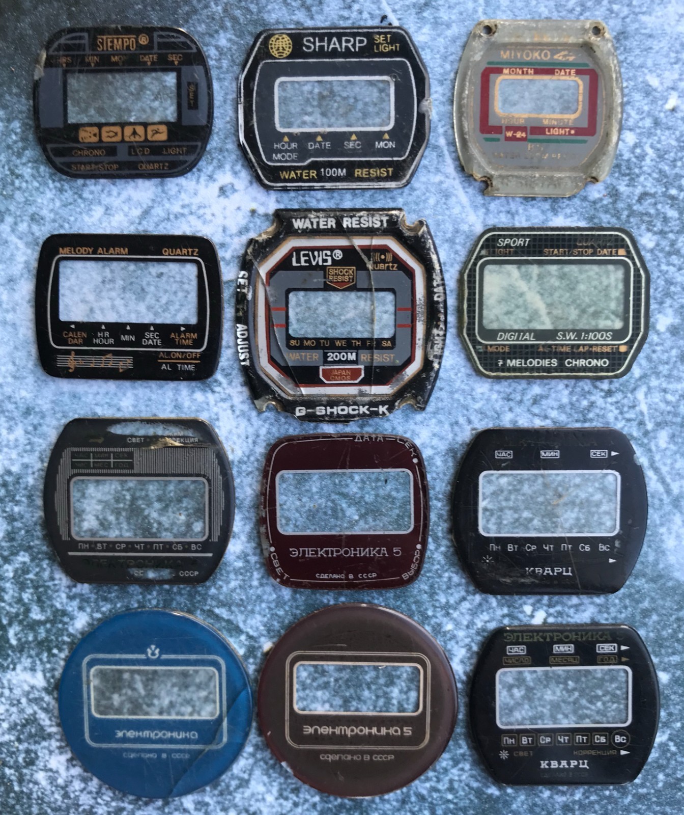 Soviet & non-Soviet Spare Parts Mixed Lots for Wristwatches by Your Choose