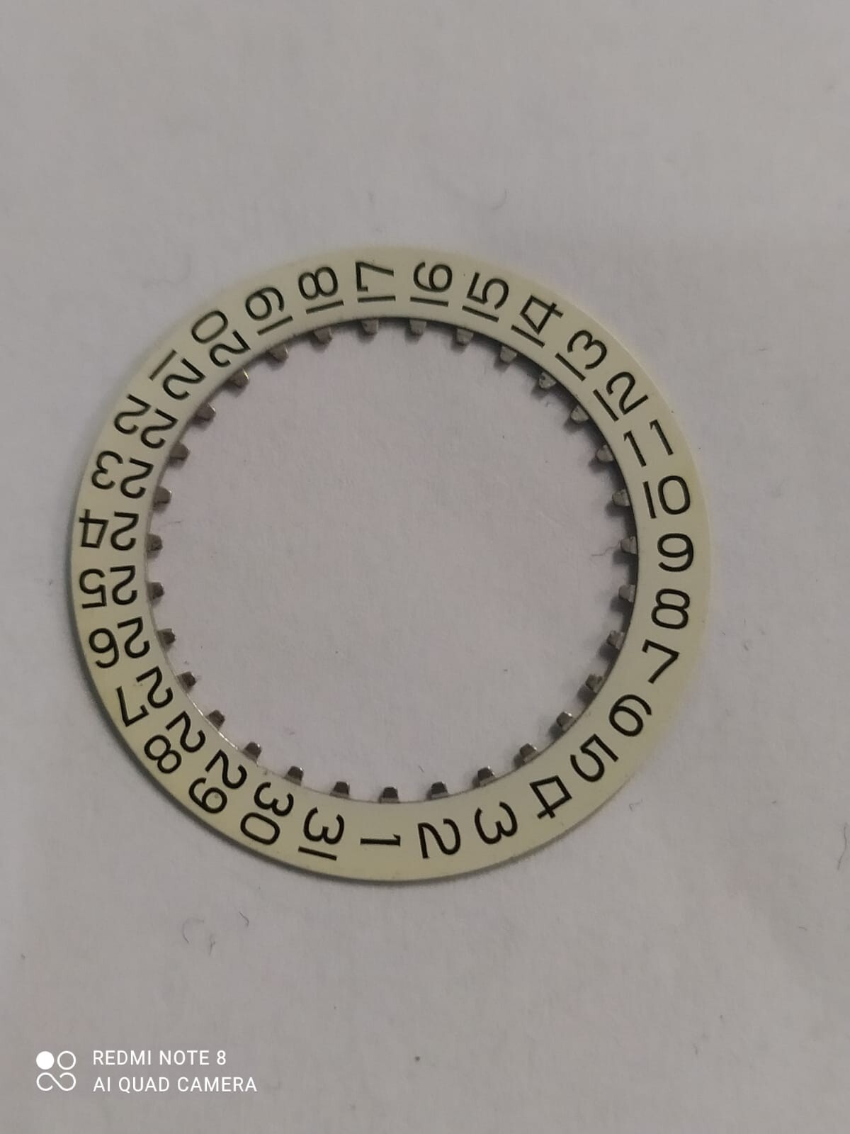 Longines L990.1/L990.2&L992.1/2&L993&L994.1 PART DATE DISK SILVER USED