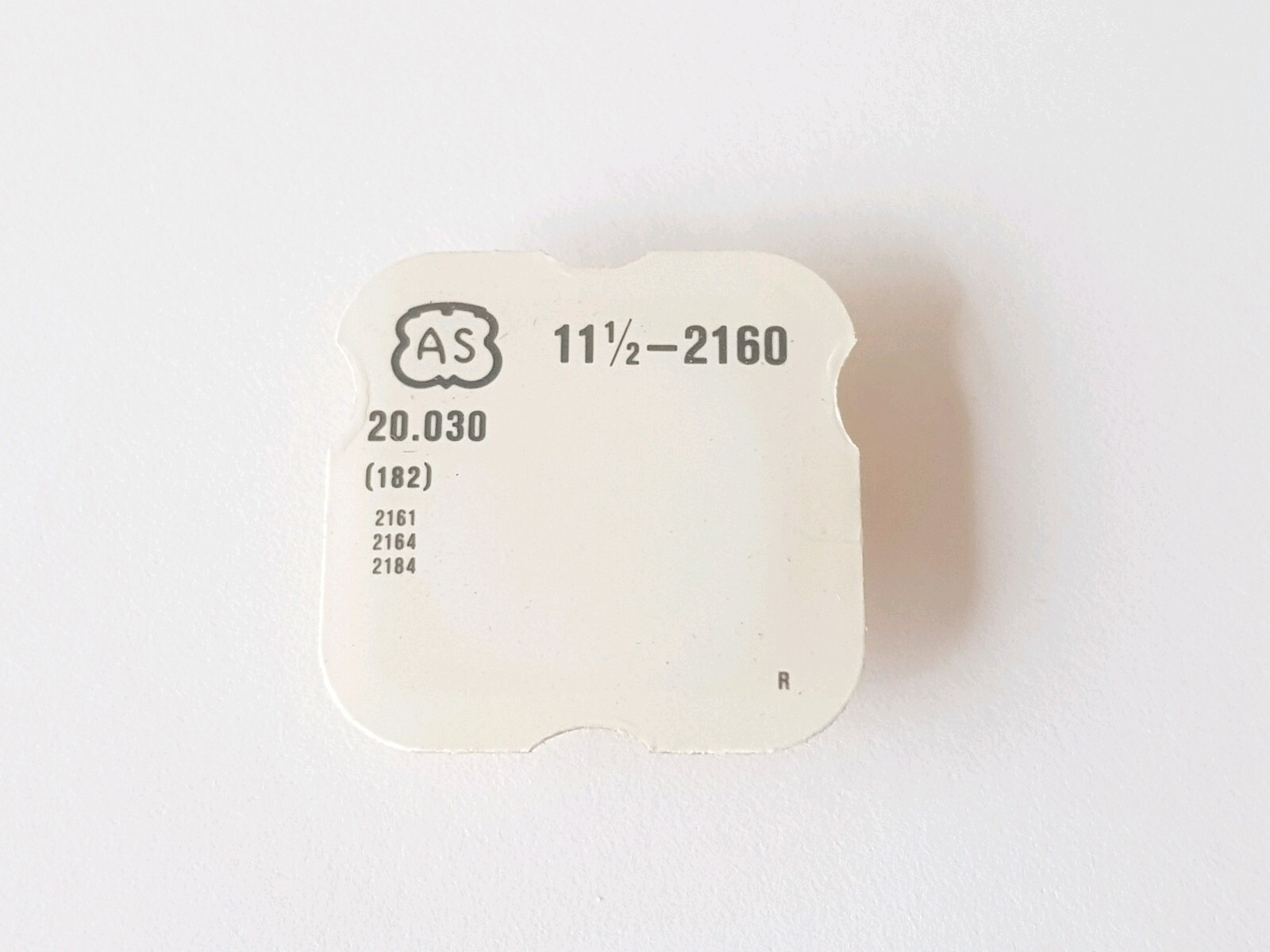 AS 2160,2161,2164,2184 # 182 Barrel & Cover Swiss Factory Sealed