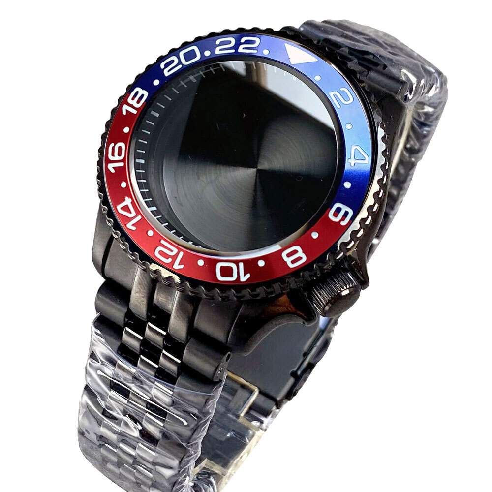 Domed Sapphire 200M Waterproof 41mm SKX Diver Watch Caase Steel for NH35 NH34 PT