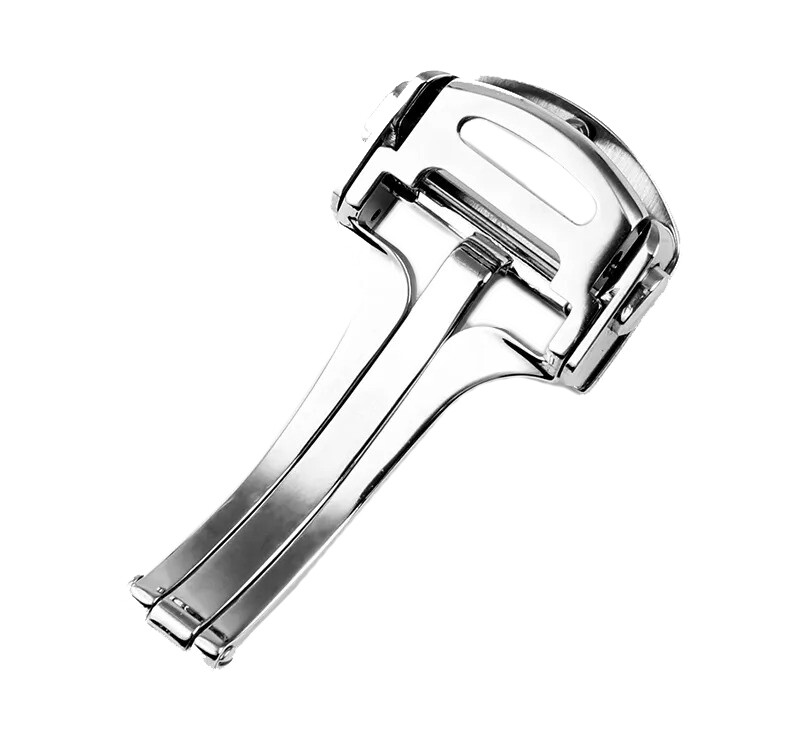Deployment Clasp Pin buckle for Cartier Tank Ballon Steel 14,16,18mm Folding