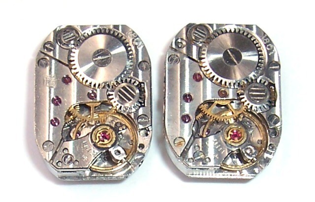 Lot 55 ladies watch movements LUCH Geneve Waves Anglage 14×18 mm. Steampunk Art