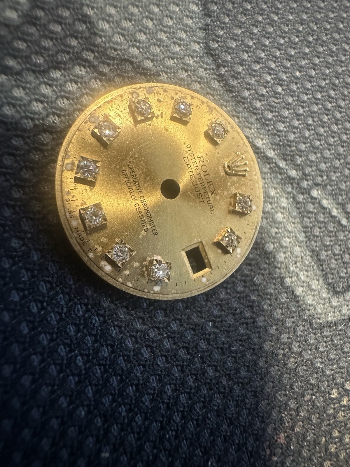 Rolex Datejust 26mm Factory Diamond Dial Champagne Gold 6917 69173