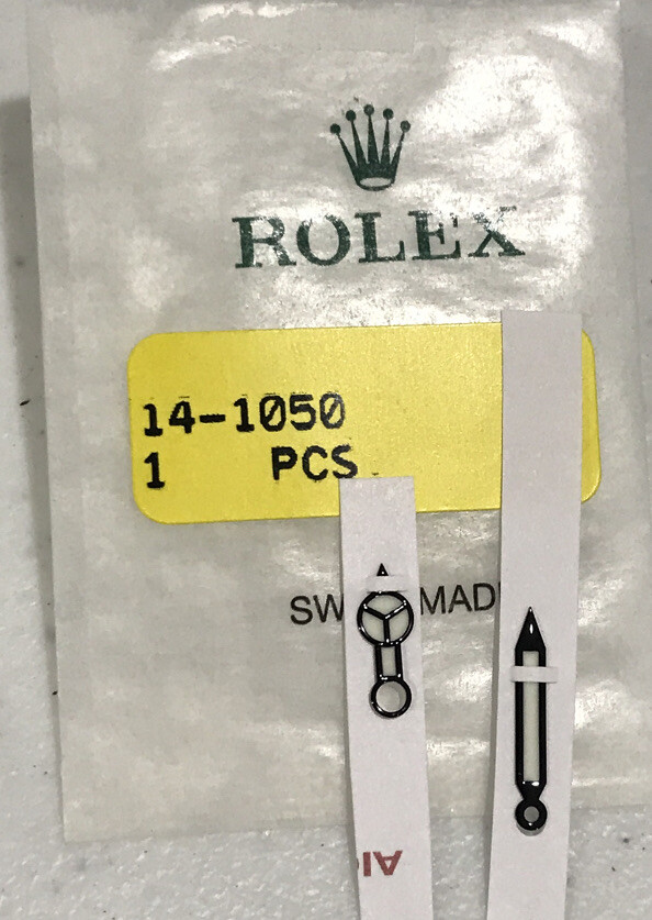 Rolex 1 Minute And 1 Hour Hands 14-1050 Black Genuine Model 216570 White Dial