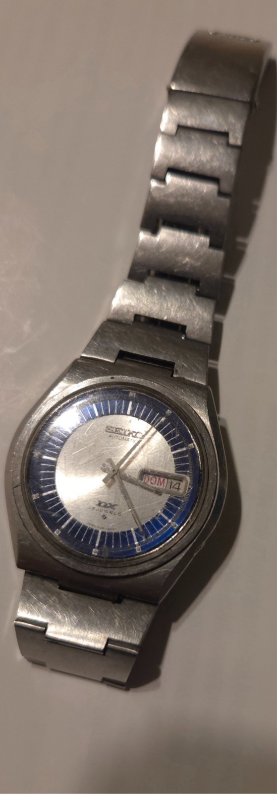 Vintage Seiko DX 6106-8629 Automatic Blue Dial – 1972 Japan Day/Date classic!!!@
