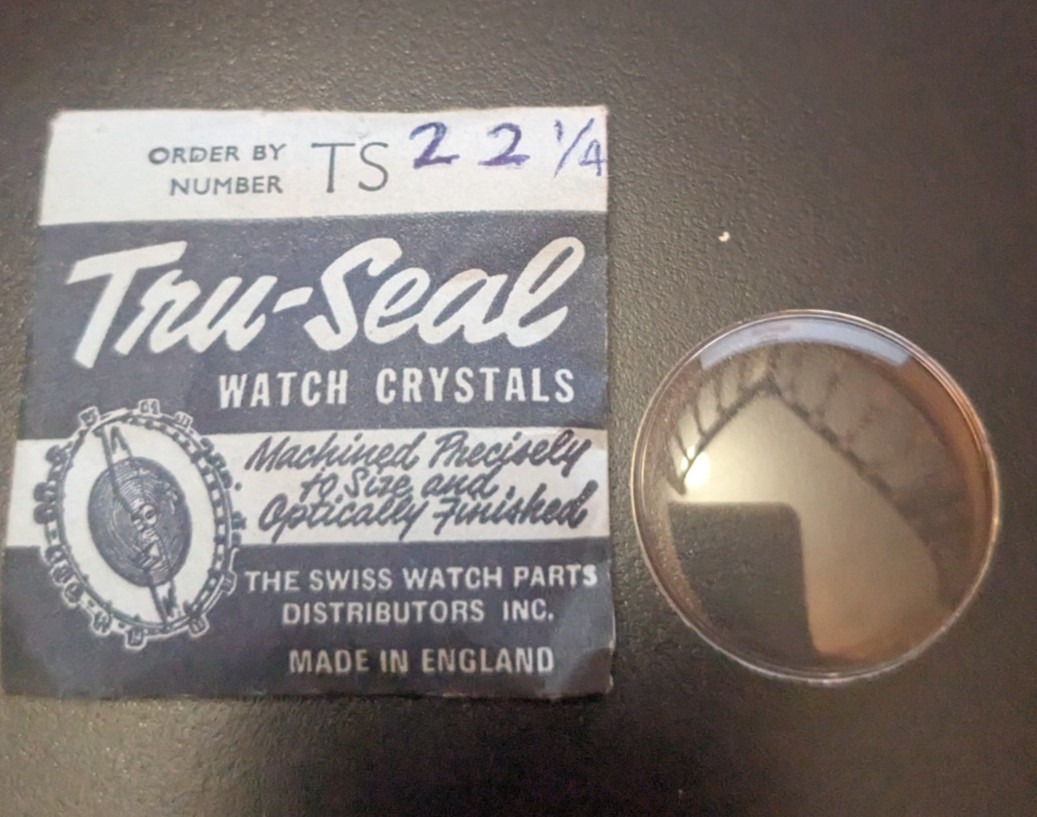 NOS Tru-Seal Watch Crystal TS Made in England – Various Sizes