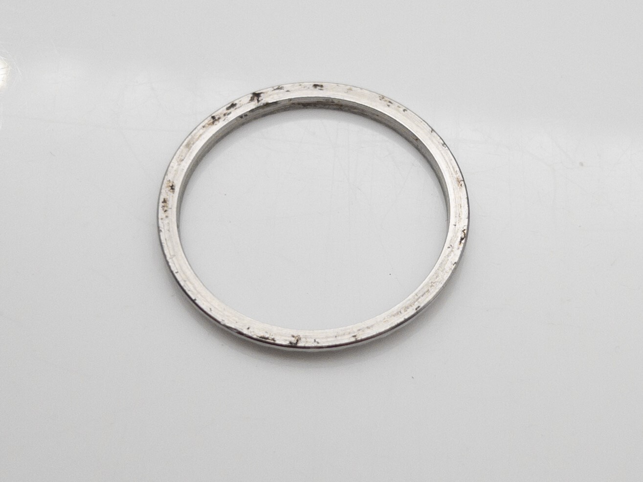 RARE FACTORY LADIES ROLEX DATE OR DATEJUST ENGINE TURNED SS BEZEL