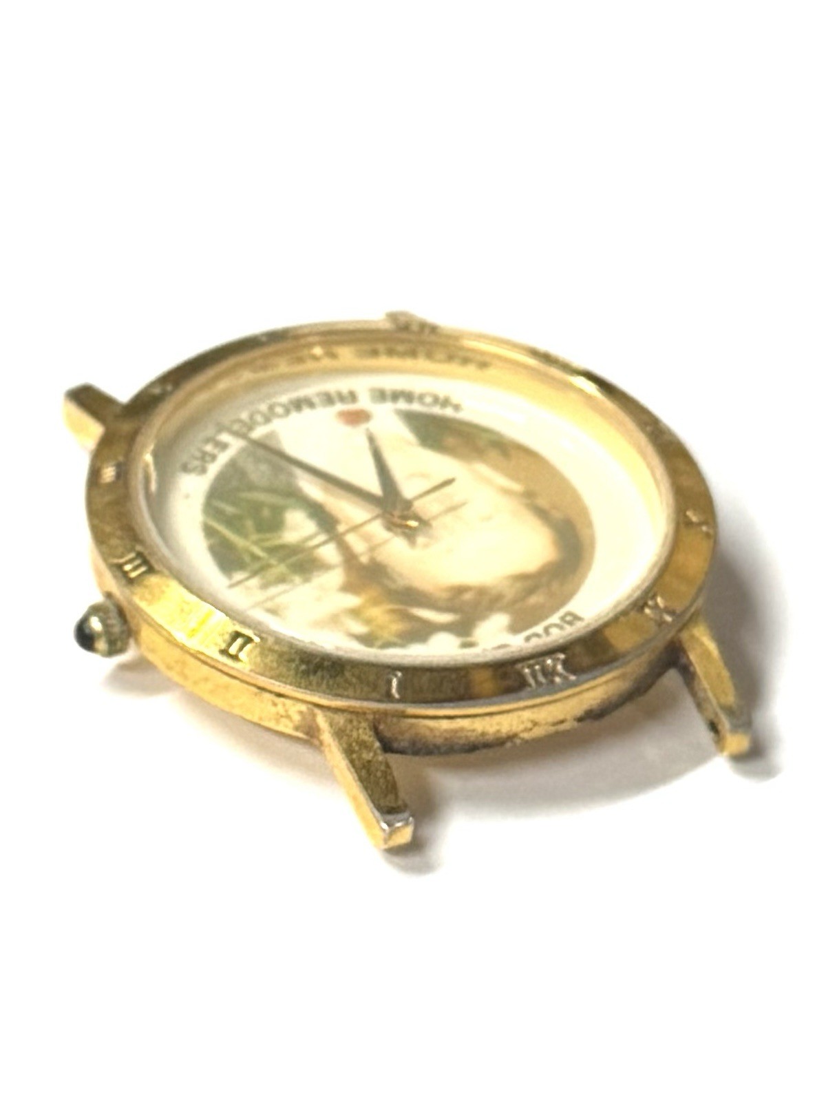 Vintage Image Watches California- Bob Grant Home Remodelers Gold Colored Watch