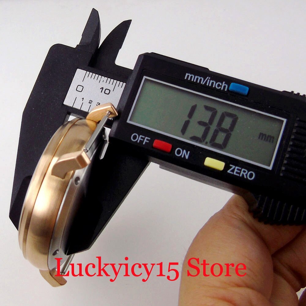 46.5MM Fit NH35A NH36A ETA 2824 PT5000 Automatic Waterproof Bronze Watch Case