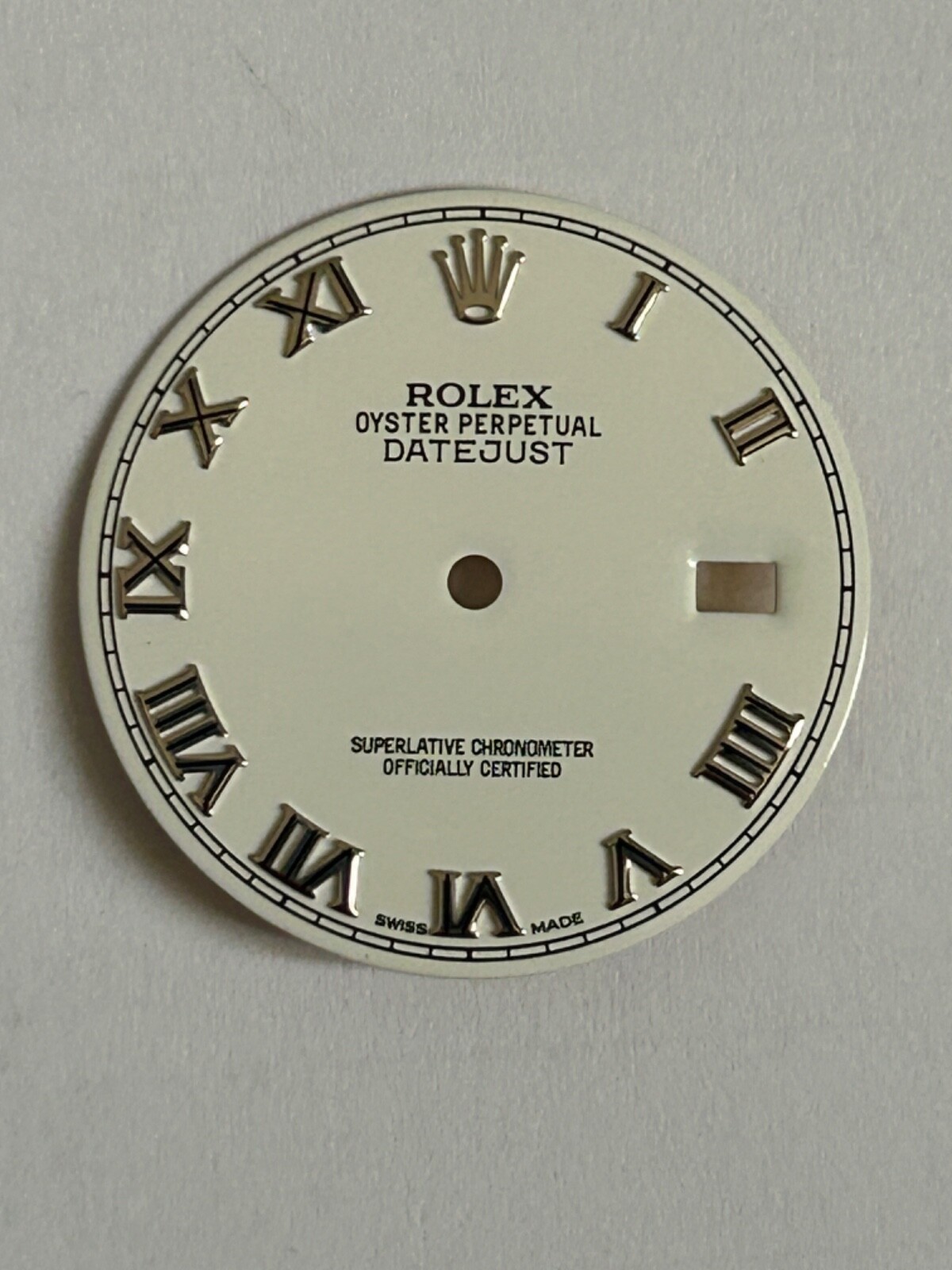 NEW Original Rolex Datejust 116200 white Dial with Roman Date from 2019