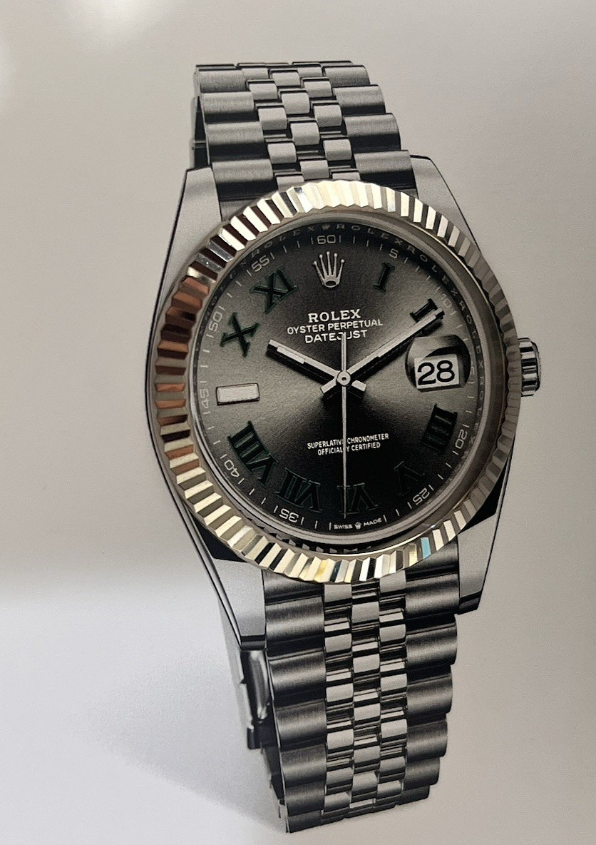 Rolex BEZEL 18K WHITE GOLD DATEJUST 41 MM REF 126334 AUTHENTIC SWISS MADE