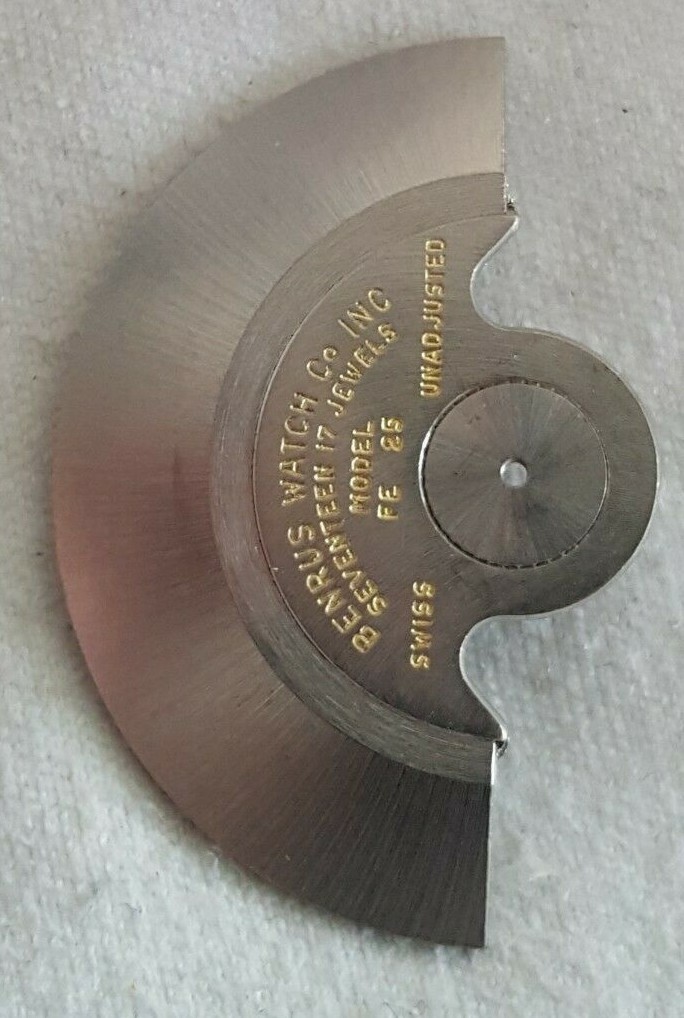 Benrus (ETA Caliber 2452) Model FE 25 Part Number 1143/1 (Rotor Weight)