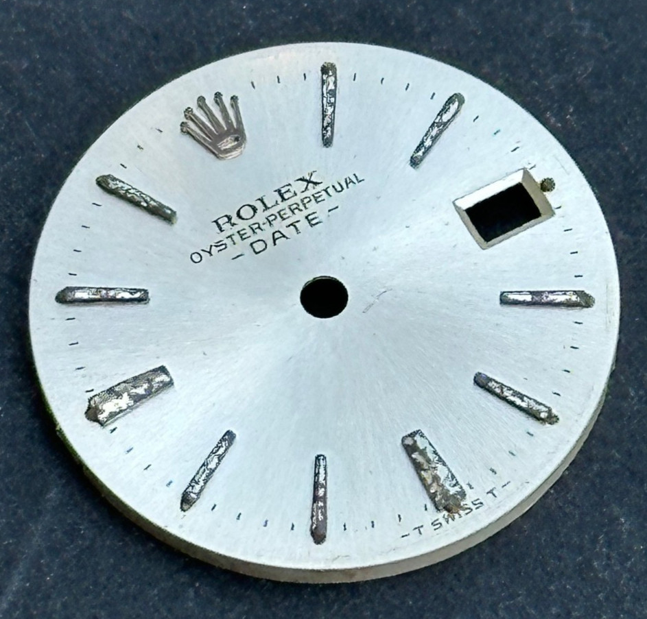 Vintage Rolex Oyster Perpertual Date Watch Dial For 26mm Case 6517 6519 6917