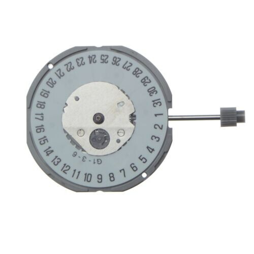 Miyota/Citizen Quartz Watch Movement GM12 3Hand Date at 3 Overall Height 4.2mm