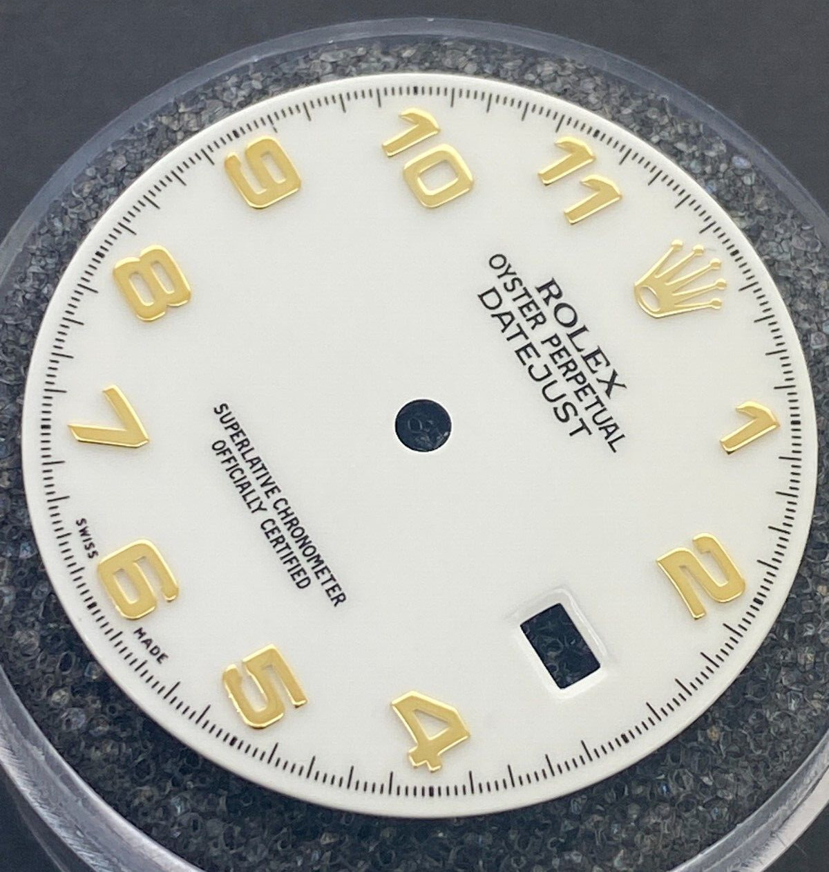 Genuine Rolex Datejust 36mm white 2tone YG Watch Dial 16013 16233 116203