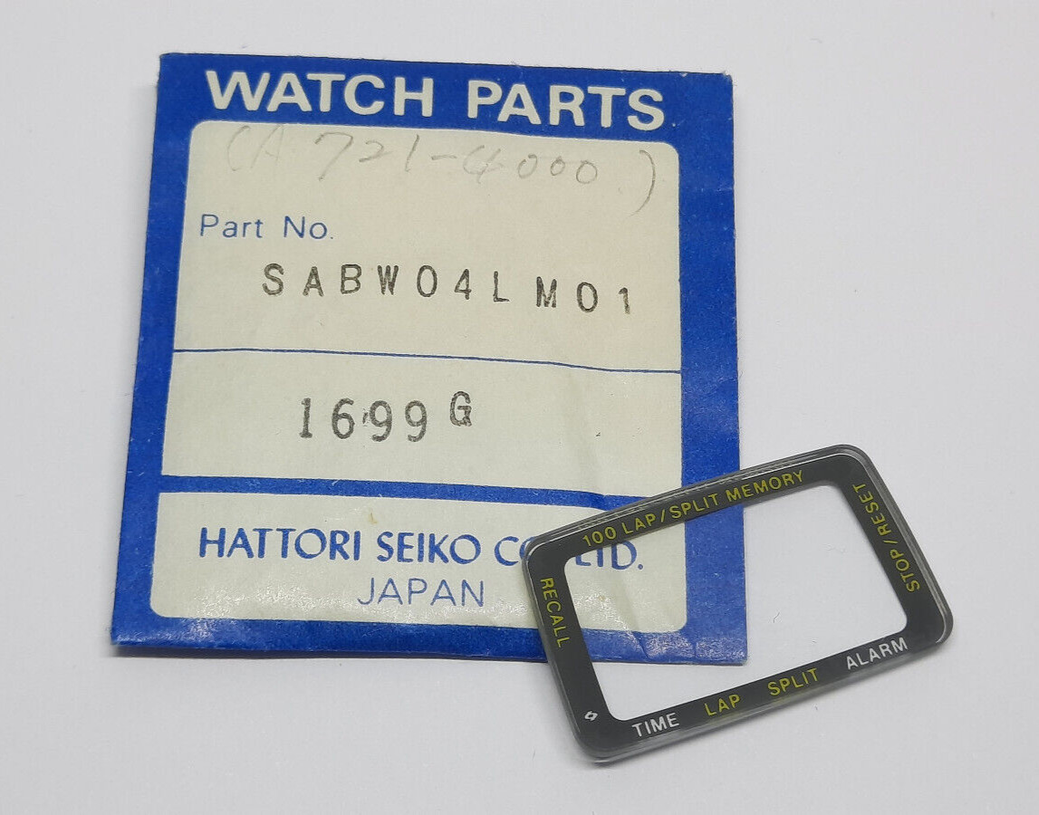 Genuine NOS Seiko SABW04LM01 Crystal for Seiko A721-4000, A721-400C