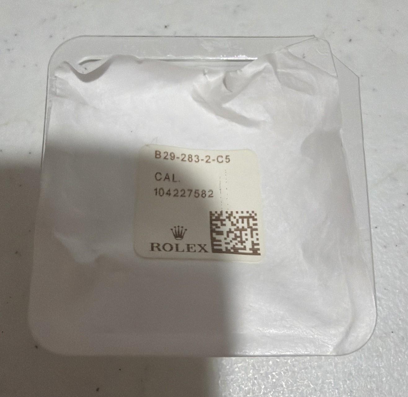 Rolex Gasket for Crystal 29-283-2 One Gasket New Genuine