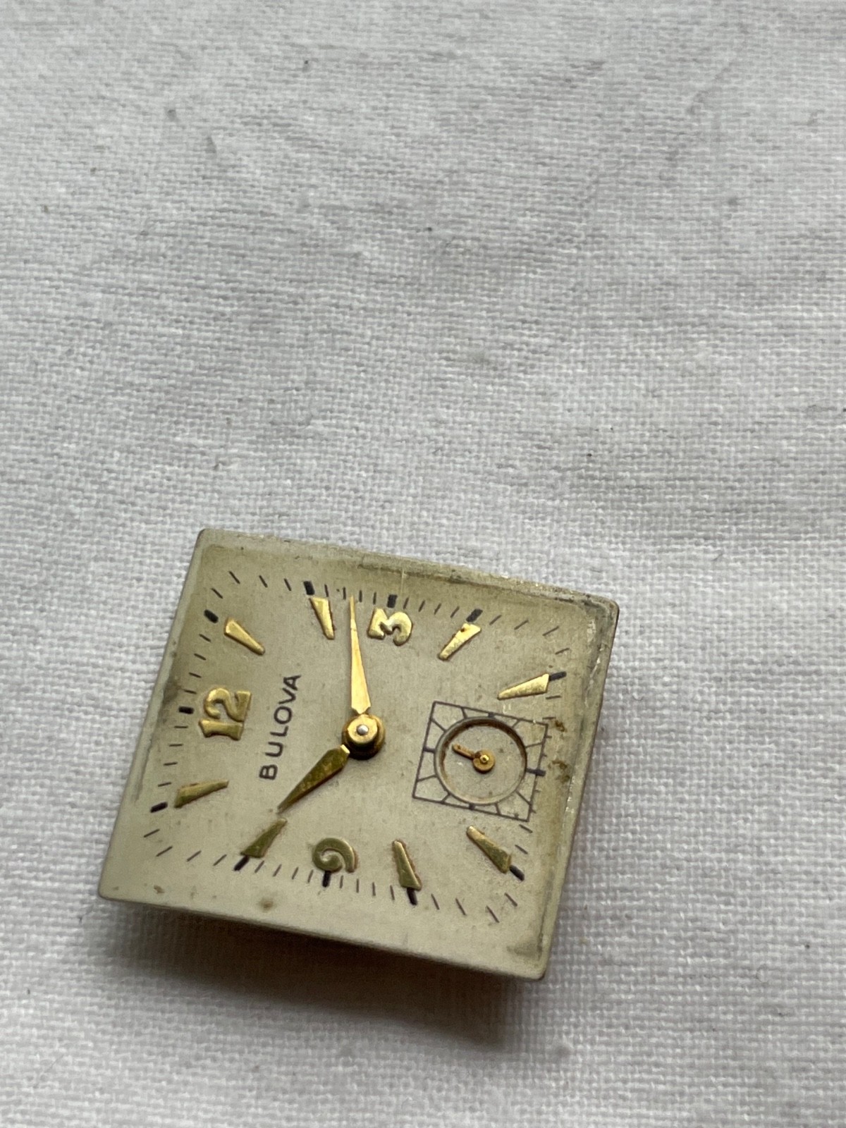 Bulova 8AE – movement for mens watch TRY TO RUN, lot 0707