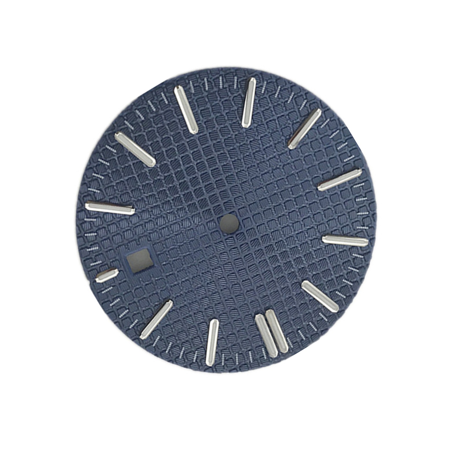 Blue Single Date Watch Movement Dial Face Replacement For DG2813
