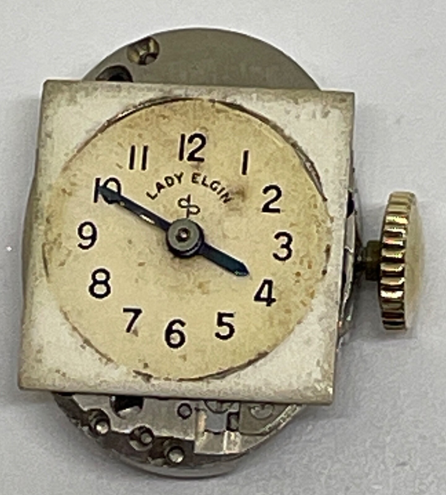 LADY ELGIN 650 MOVEMENT 19 Jewels 4 Adjustments Runs