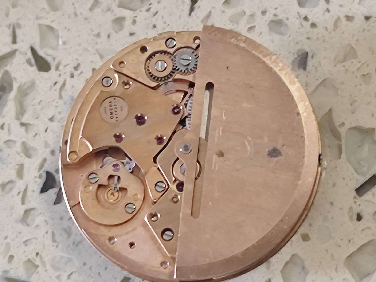 Vintage Omega 1012 Incomplete Movment Not Working parts fit for omega 1020