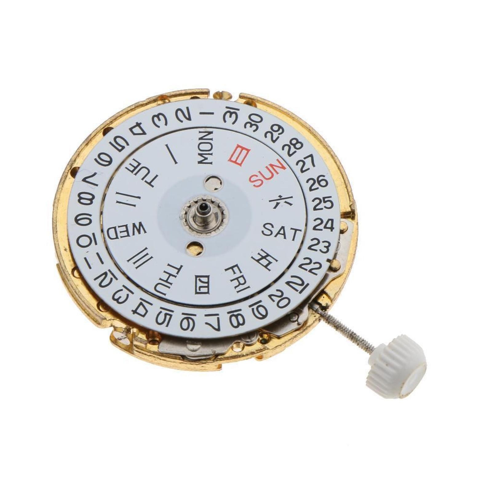 25mm Dual Calendar At 3 Automatic Mechanical Watch Movement For Miyota 8205 8200