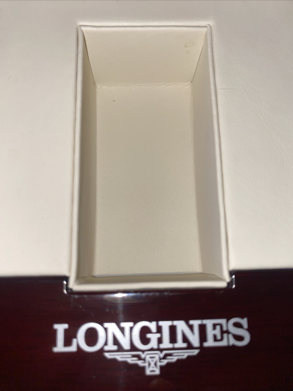 No watch, Empty box, Original Longines Diamond Watch Box, Manual Cards Serv Tag