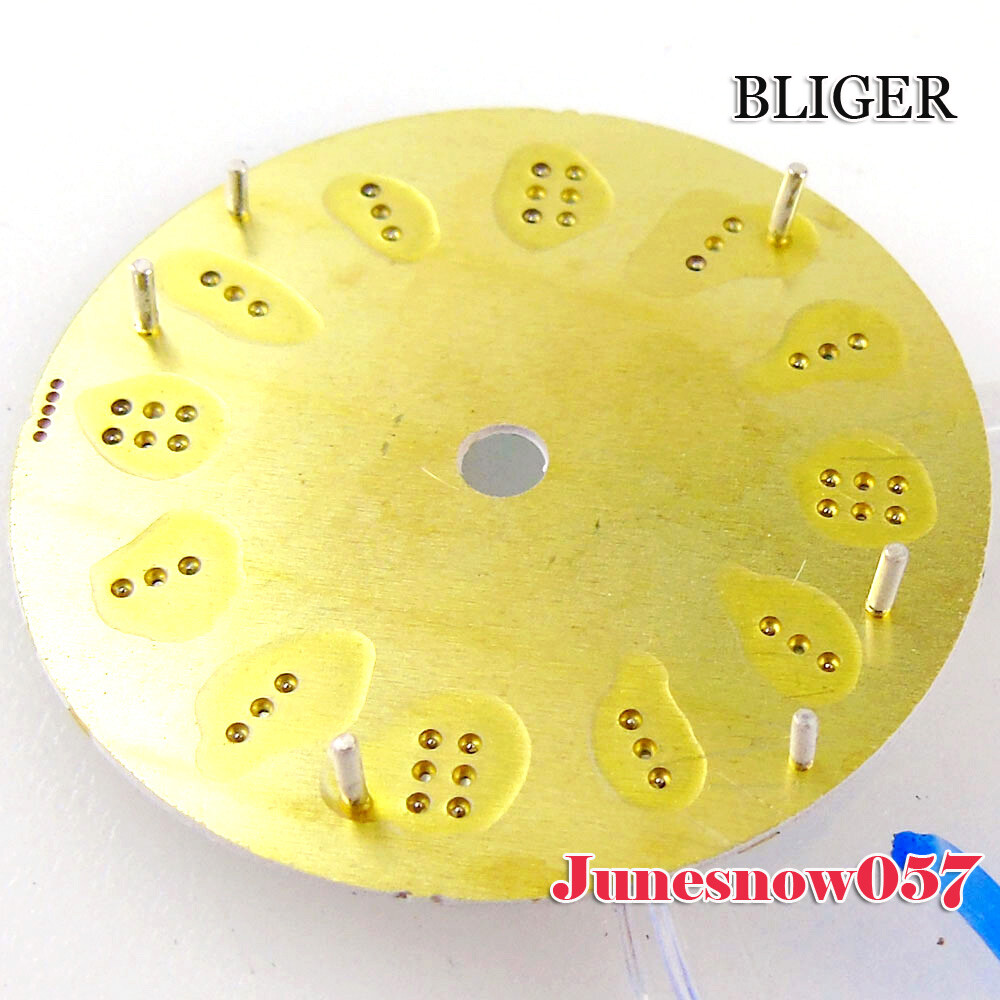 Bliger 29MM Colorful Puzzle Watch Men Dial Lume For NH35 NH34 SKX MIYOTA ETA2824